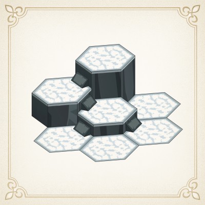 Surface du Terrain : Tuiles de Neige