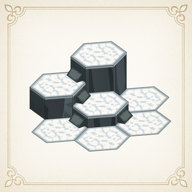 Surface du Terrain : Tuiles de Neige