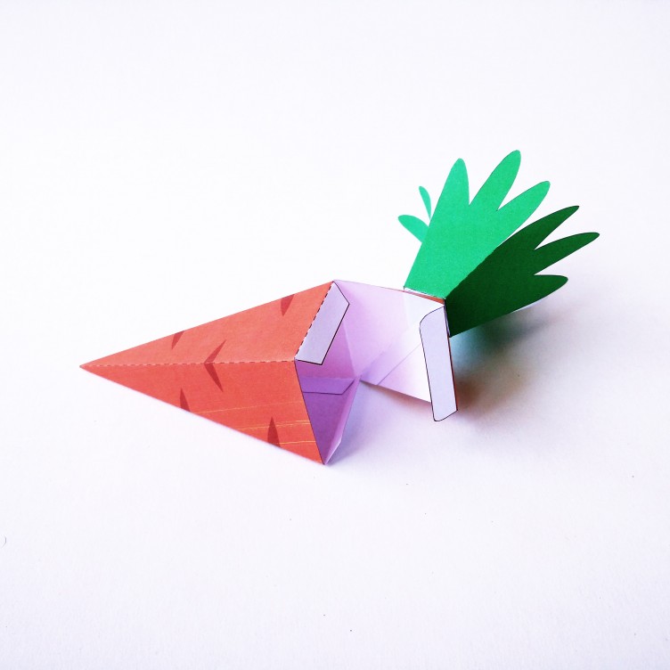 Paper toy CAROTTE