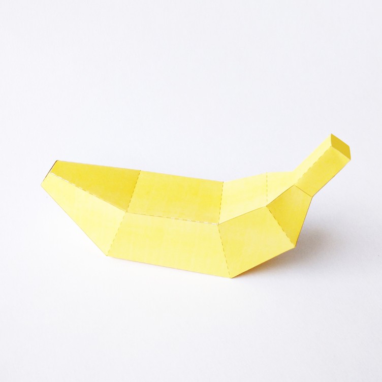 Paper toy BANANE